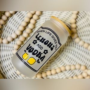 Lemons and Vodka Frosted 16 oz cup